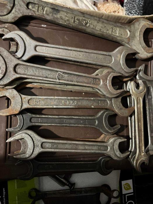 рожковий гайковий  ключ срср продаж всі разом від 50 до 22розміру