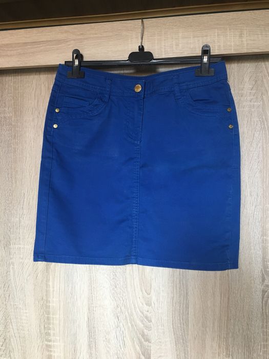 Szafirowa spódnica Orsay r. 36/38