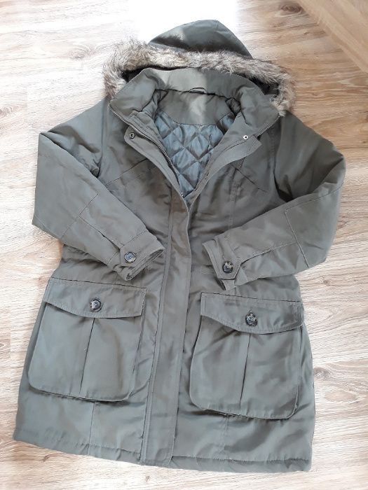Kurtka damska parka z kapturem r. L