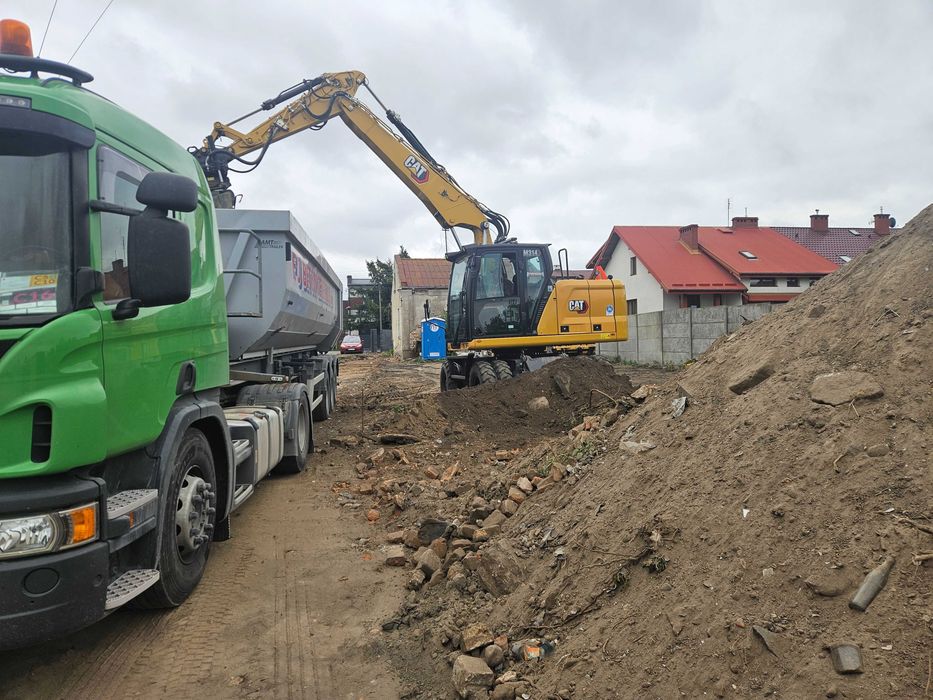 Wywóz odpadów zwałki gruzu z rozbiórki ziemi z gruzem wystawiam bdo