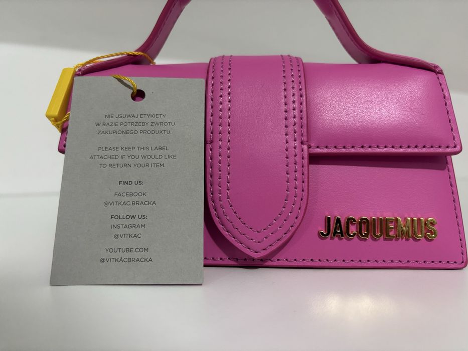 Jacquemus Le Bambino Pink • Oryginalna • Nowa z metkami
