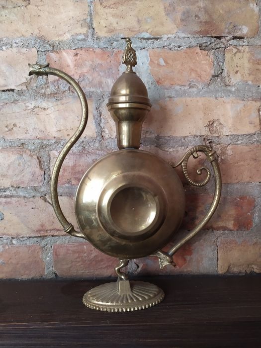 Кувшин (Кумган), раритет, латунь. В отличном состоянии.