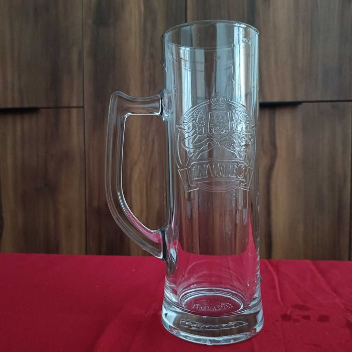 Kufel 0.5 litra z logo Żywiec i Tyskie