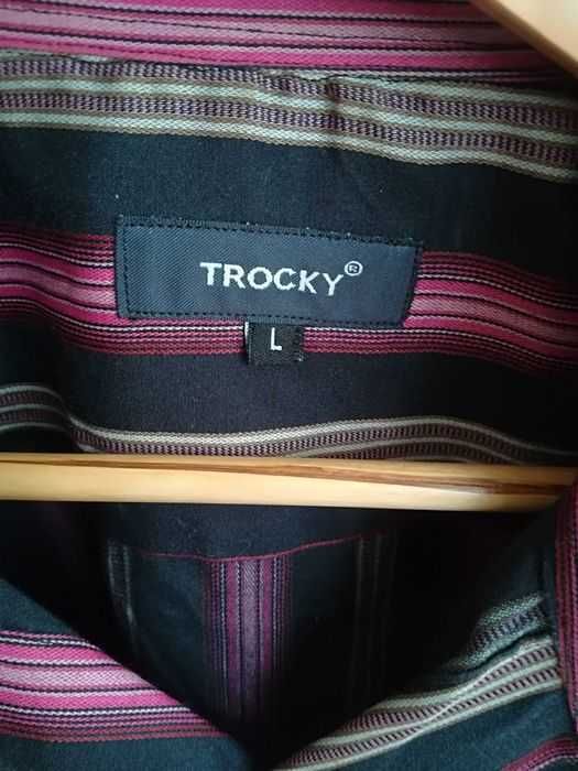 Koszula Trocky L 40 41 cyganska pasy meska