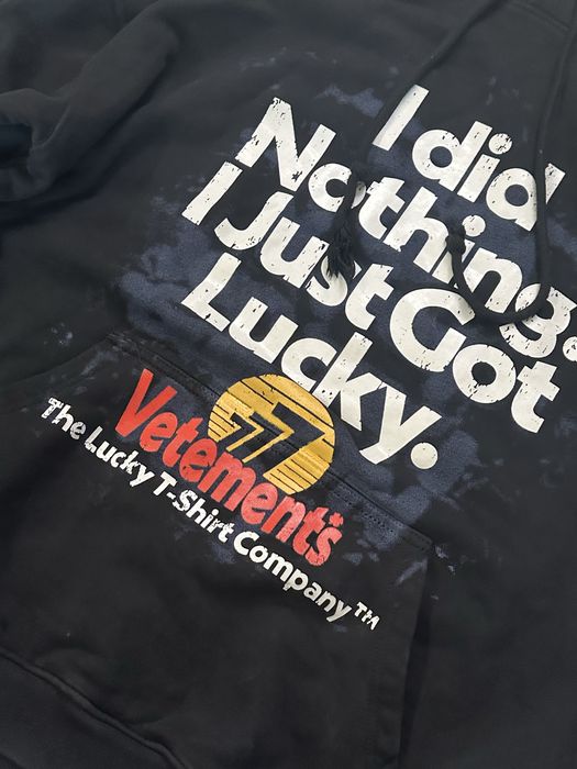 Vetements худі i did nothing vetements