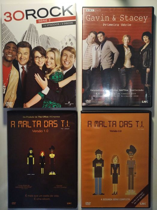 Séries DVD: 30 Rock, A Malta das T.I. e Gavin & Stacey