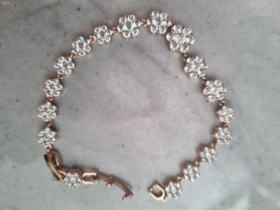 Bransoletka pozłacana