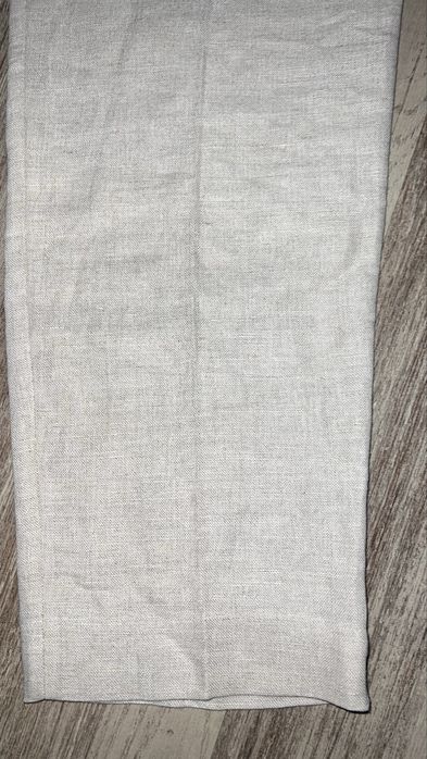 Len 55% spodnie męskie letnie jasne reserved 32 pas 86 cm L
