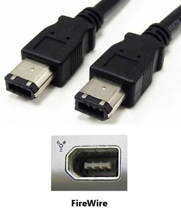 Kabel video kamery FireWire IEEE  iLink 1394  6-pin na 4-pin