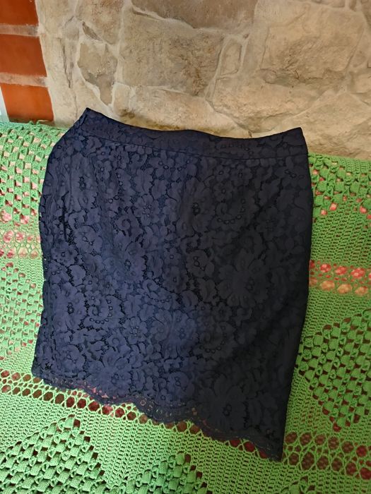 Saia azul Massimo Dutti e Bolero / Purification  García/