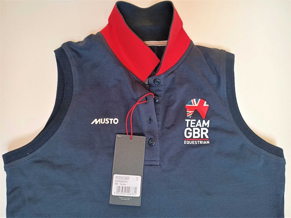 Bezrękawnik polo MUSTO Team Great Britain rozmiar 12/40