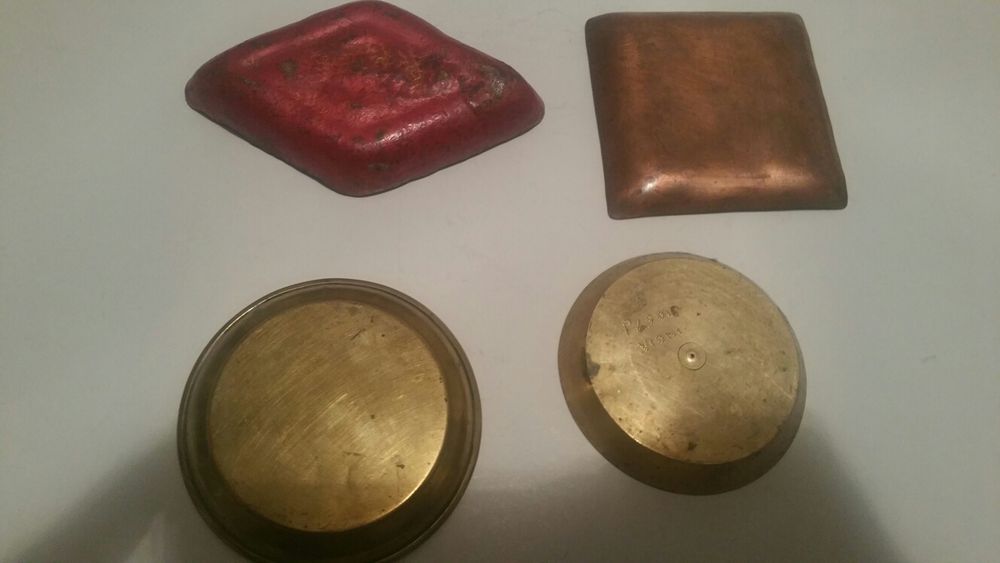 4 cinzeiros pequenos antigos