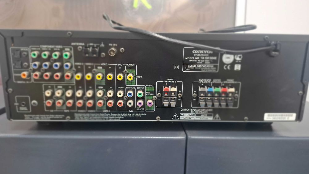 Onkyo TX-SR304E amplituner AV 5.1 + pilot sprawny (421)