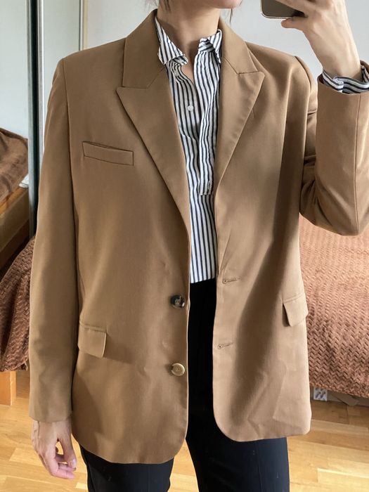Wełniany żakiet oversize S Reserved