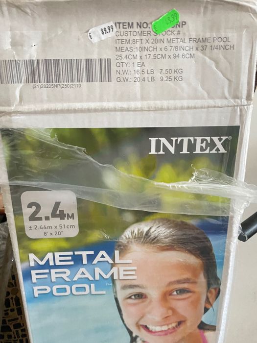 Piscina INTEX 2,4mt