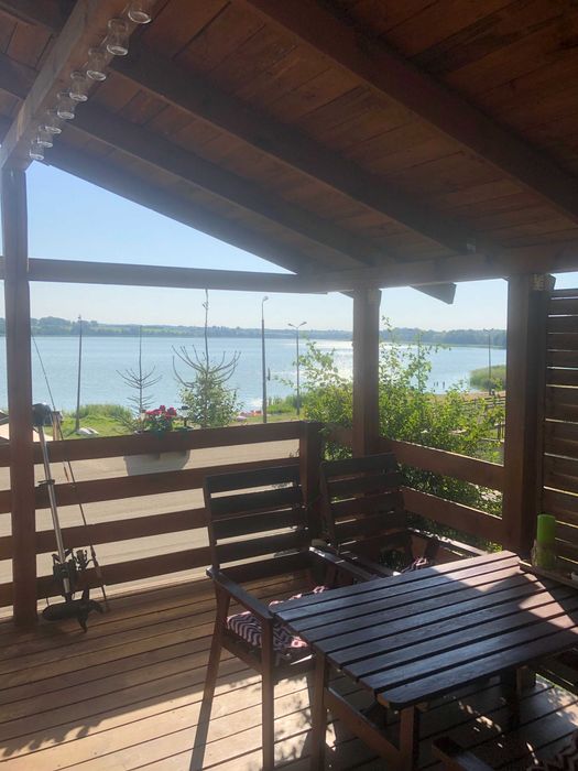 Dom letniskowy, Warmia i Mazury, Kłębowo, łódka, rower wodny, pomost