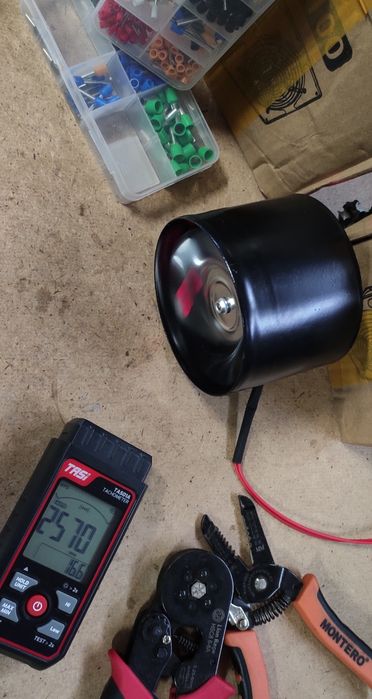 Вытяжной канальный вентилятор 220V 20W 100мм в кухню ванную гроубокс