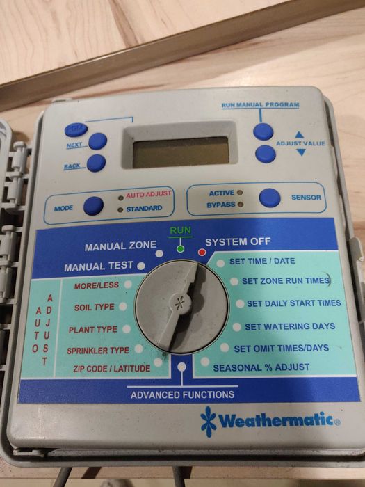Sistema de rega automática da Weathermatic