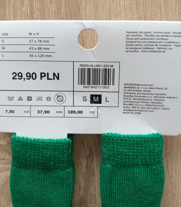Skarpetki, skarpety dla pupila / psa świąteczne