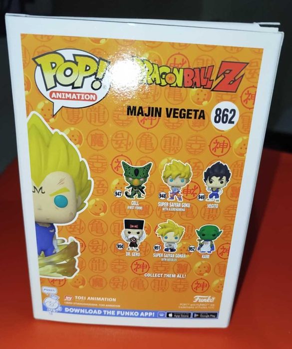 Funko Pop Majin Vegeta Glow In Dark Original