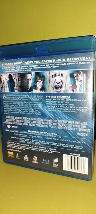 Film Gothika blu-ray disc