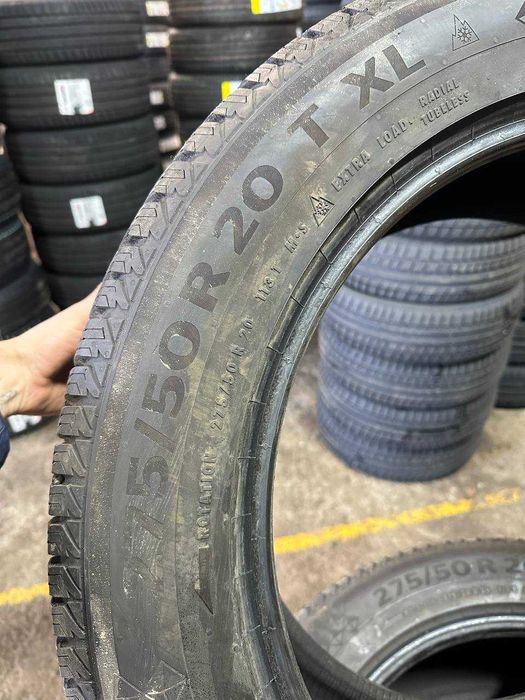 б/в 275/50/20 Continental 8mm шини КОМПЛЕКТ зима sp125