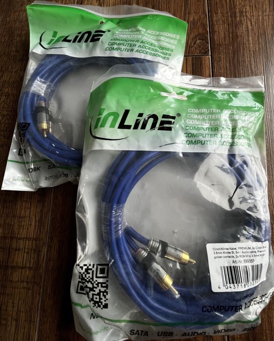 In Line kabel stereo PREMIUM 5m