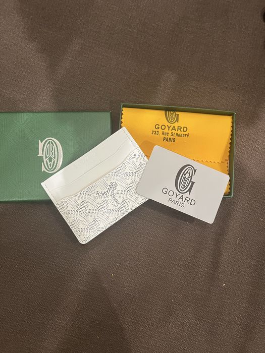 Carteira goyard branca