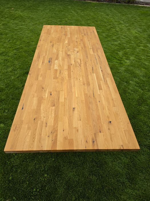 Stół dębowy 96cm x 240cm x 76 cm wys. Jak nowy.