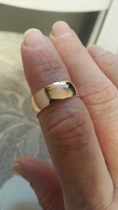 Кольцо золотое обручальное