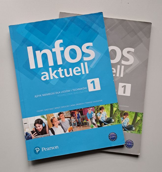 Zestaw Podręcznik + zeszyt ćwiczeń Infos aktua 1