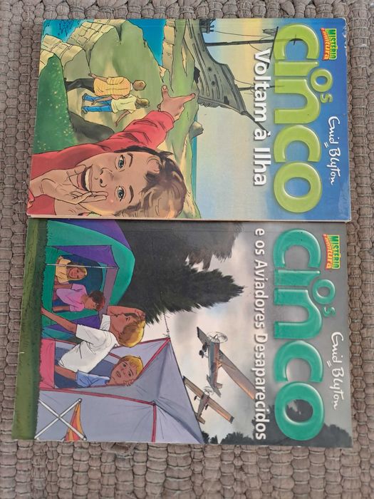 Os Cinco, de Enid Blyton : Voltam à Ilha e Os Aviadores Desaparecidos