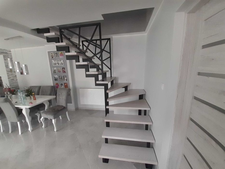 Schody, konstrukcja metalowe spawanie barierki balustrady