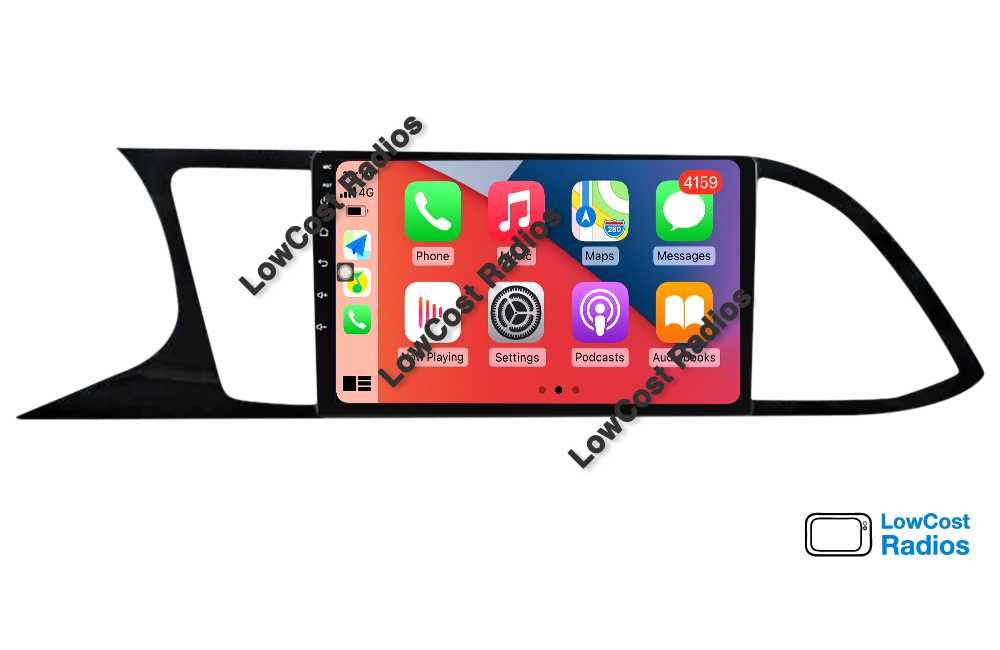 (NOVO) Rádio 2DIN 9" SEAT Leon 5F (De 2012 até 2020) • Android 15 | CARPLAY • ANDROID AUTO