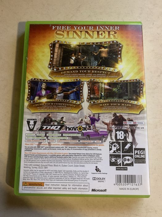 Saints row 2 xbox 360