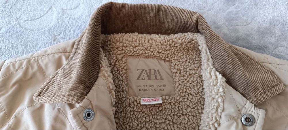 Дощовик zara, куртка зимова 110 см