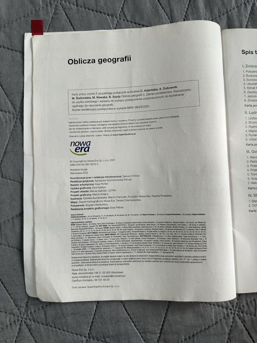 Oblicza geografii 3 Karty pracy