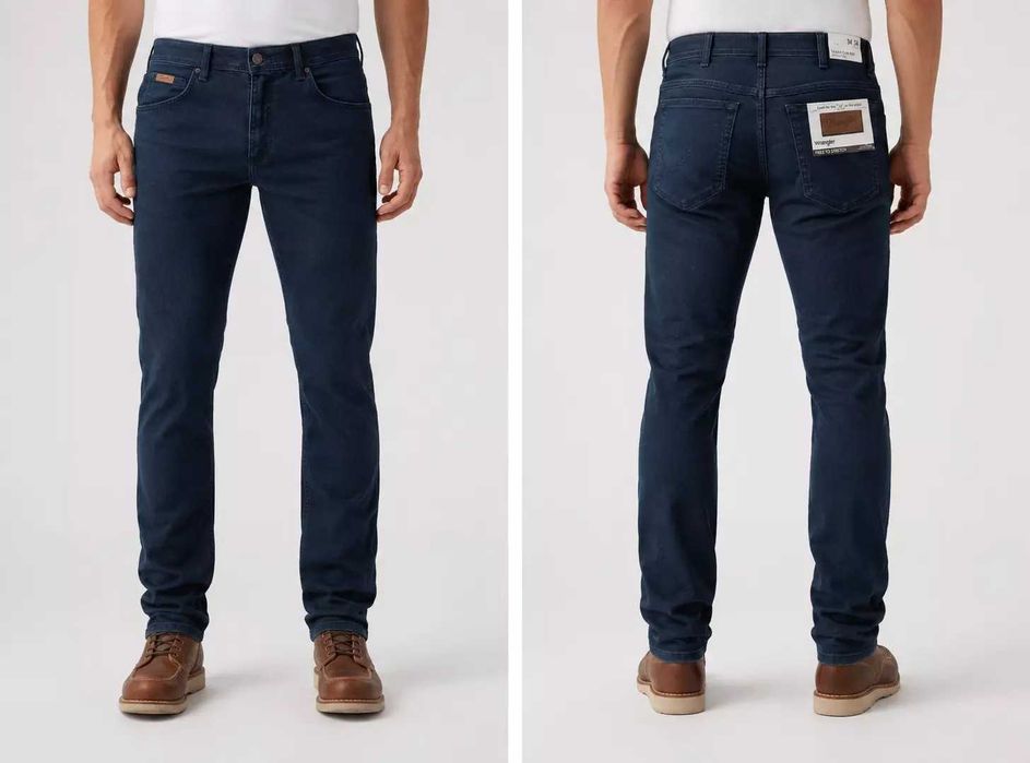 Nowe męskie jeansy Wrangler Texas 822 - Authentic Slim - Wild Horse oryg. rozmiar W34/L34