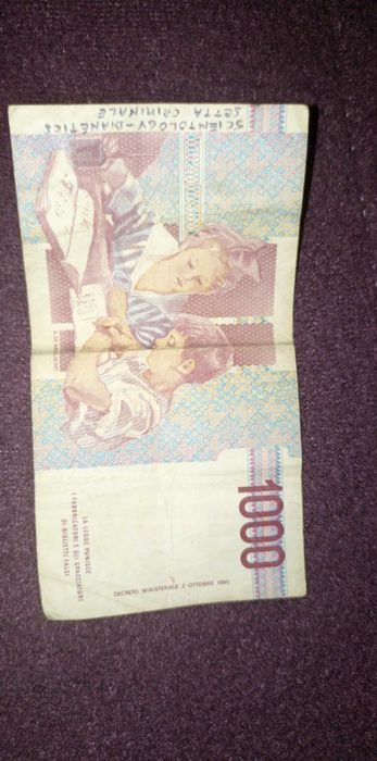 Notas antigas para coleçao