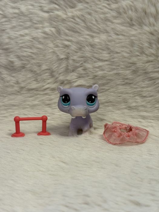 Figurka HIPOPOTAM #986 Littlest Pet Shop LPS Hasbro