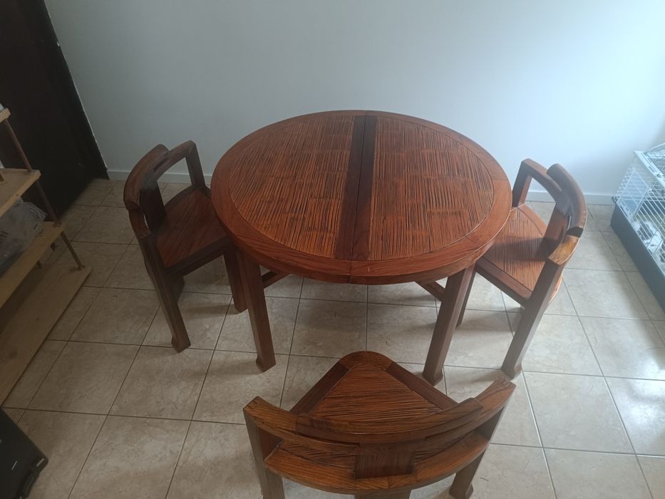 Mesa em bambu feita por encomenda
