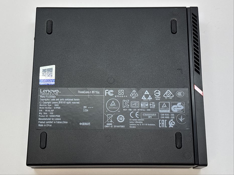 Mini Komputer ThinkCentre M715q / Amd Ryzen 3 Pro / 8Gb Ram / 128GB