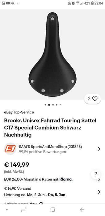Siodełko Brooks C17 siedzenie nie fizik lepper