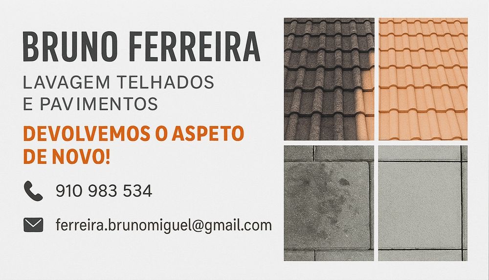 Pintura e lavagem de telhados