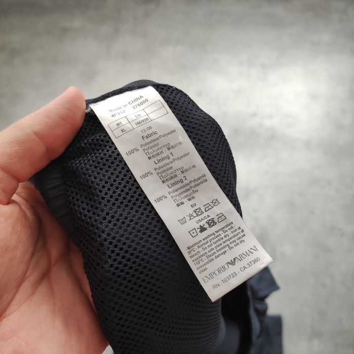 MĘSKIE Dresy Sportowe PREMIUM Szare Trening Emporio Armani EA7 Tech