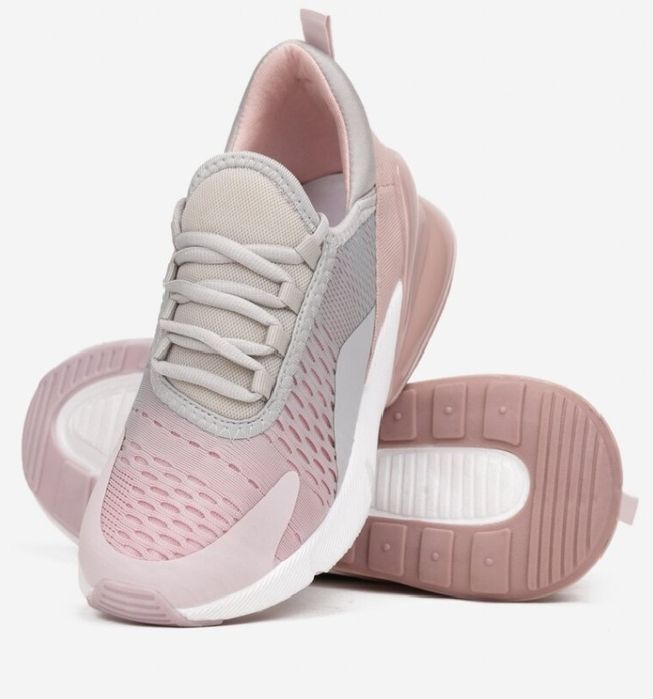 Buty sportowe pudrowy róż