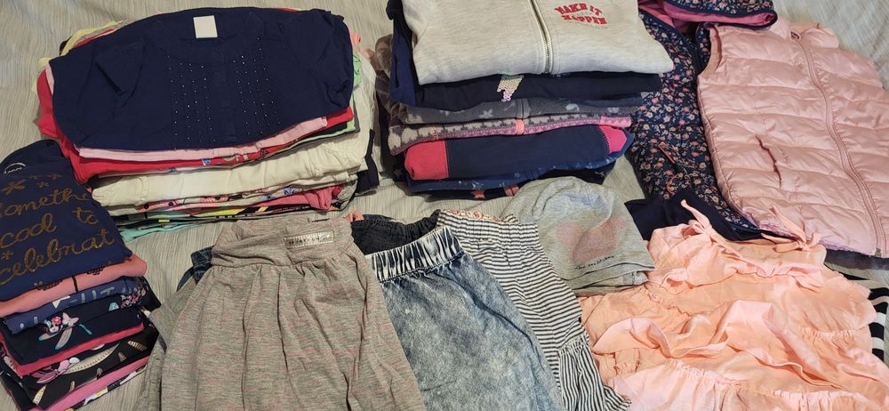 Sukienka na szelkach cienki miękki jeans 9-12 m