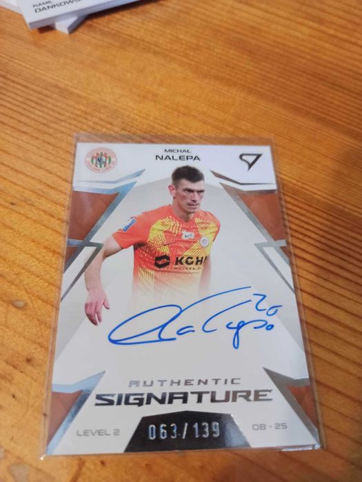 Karta Michał Nalepa autograf Ekstraklasa Sportzoo 2024/2025 seria 1