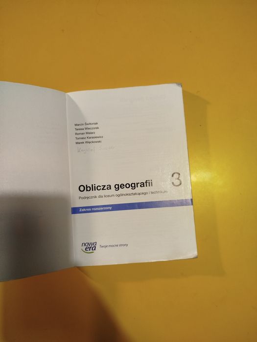Oblicza geografii 3 - zakres rozszerzony, roku 2021 nowa era