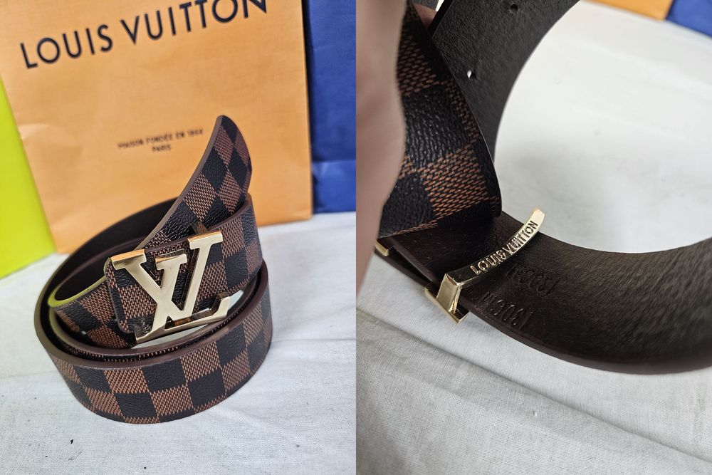Pasek Louis Vuitton Pinko LV paski klamry